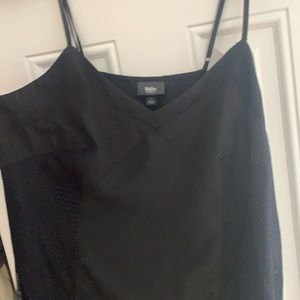 Black tank with side detail